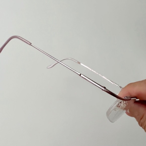 UROCK Eyeglasses Frame U721 Rose 52-18-135 Semi Rimless Display Model - Picture 7 of 12